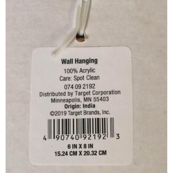 Opalhouse - Rainbow Acrylic Wall Hanging Art Green Blue - Picture 2 of 5